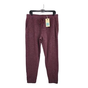 Jason Scott Men's McBride Burgundy Jogger Pants